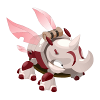 Almond and Crimson Rhineetle