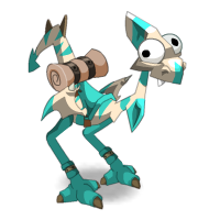 Almond and Turquoise Dragoturkey